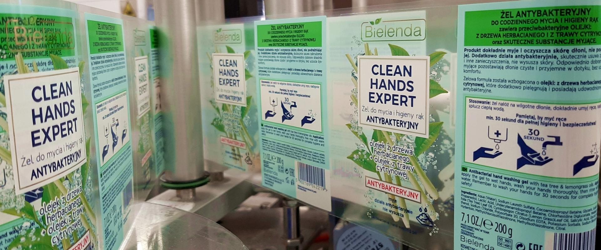 Bielenda reorganizuje produkcję. Firma wprowadza nowe kosmetyki do higieny rąk